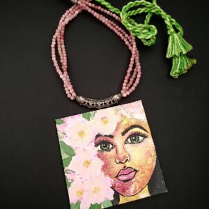 Sab Rang - Hand painted Necklace