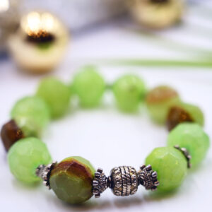 Free Spirit - Burmese Jade Stones Bracelet