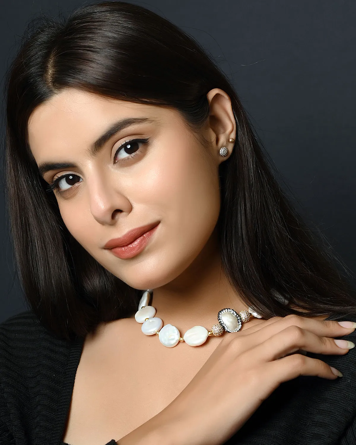 Serenity Necklace- Freshwater Pearls - Image 2
