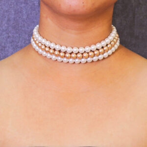 Timeless Allure Necklace - Shell Pearls