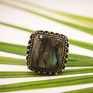 Labradorite Adjustable Ring